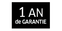 1 an de garantie 1 an de garantie